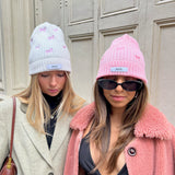 Pink Bow Party Beanie